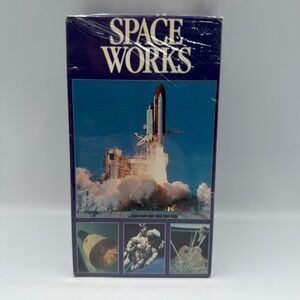 Space Works VHS NASA Documentary Simitar Entertainment John Glenn New Sealed